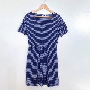 🌿 GAP | Navy Striped T-Shirt Dress